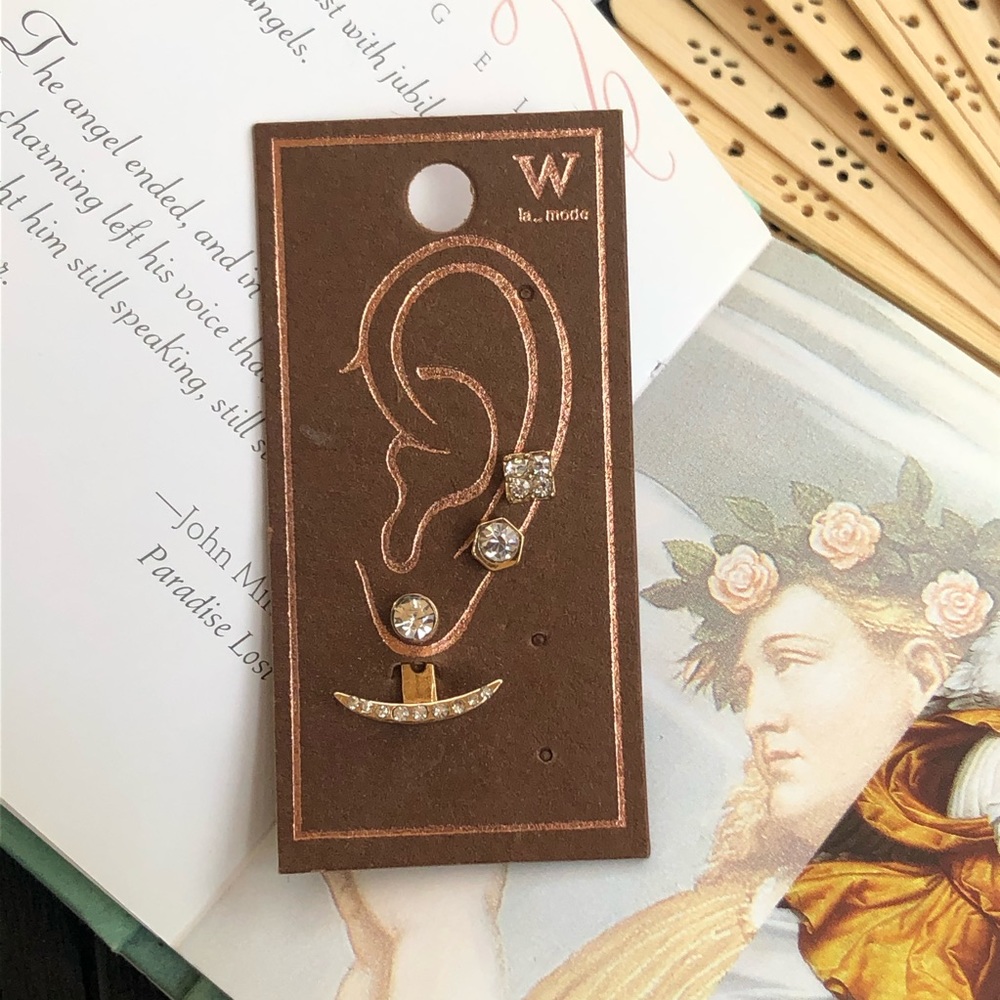 New ✨ Triple Piercing Earring Set